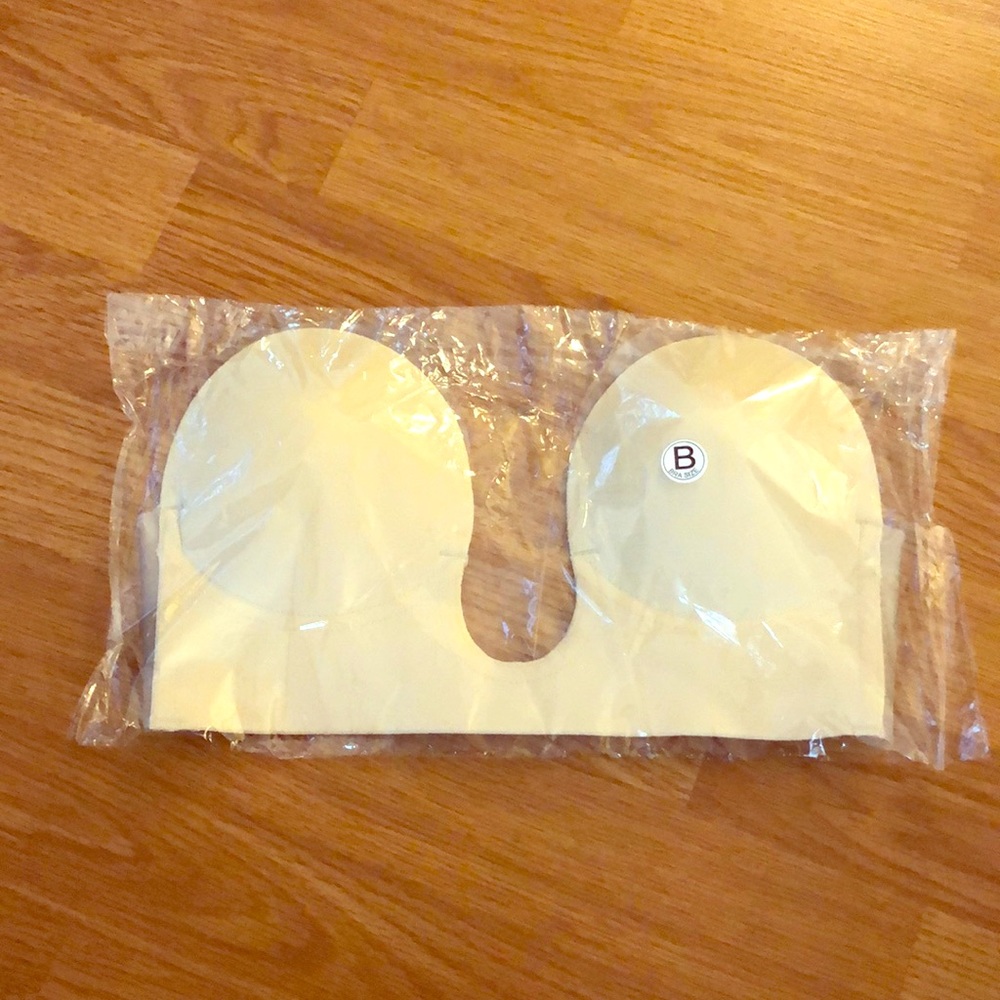 Sunshine Top Strapless Bra Deep Adhesive Backless